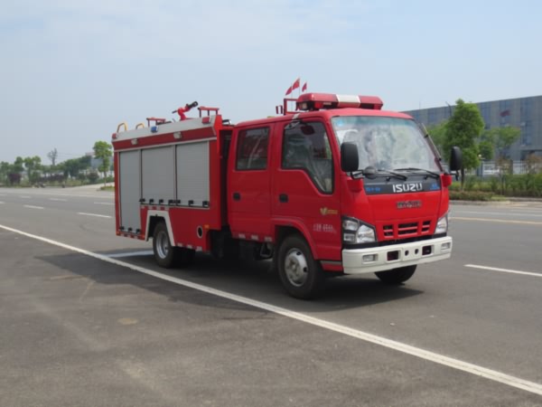 國(guó)五慶鈴2噸水罐消防車(chē)（130馬力）