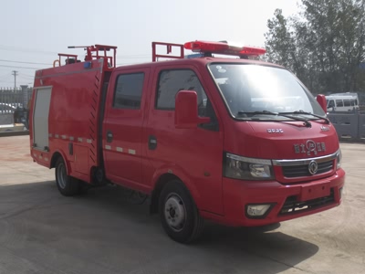 國六東風(fēng)途逸雙排1噸小型消防車